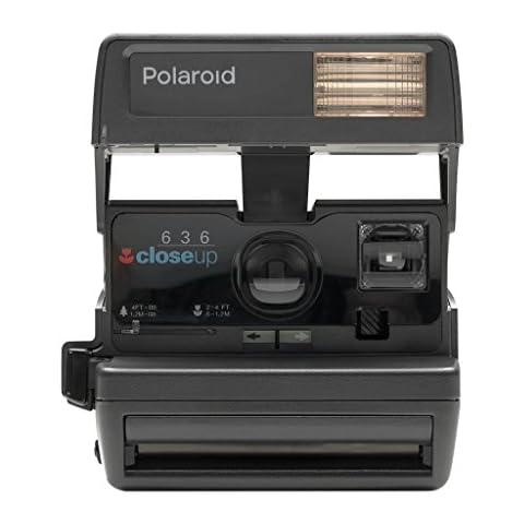 Impossible Polaroid 600 Square Black One Step Camera, Black (PRD541) Cover