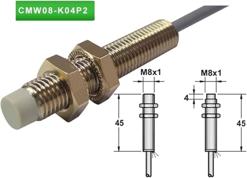 Capteur de proximité capacitif M8 PNP NC pour détection de petits objets - 2