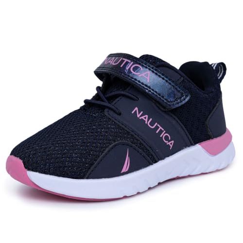 Nautica Kids Fashion Sneaker Athletic School Running Shoe with One Strap |Boys - Girls|(Toddler/Little Kid)