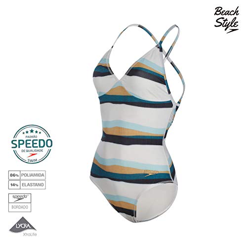 Speedo Murai Maillot, Feminino, Verde (Nannai), G