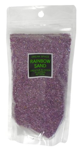 大和プラスチック 園芸 サンドアート用 レインボーサンド 200g 小粒 紫