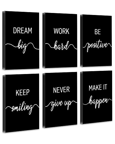 Drsoum Motivational Wall Decor Inspirational Office Wall Art 𝗙𝗿𝗮𝗺𝗲𝗱 12”