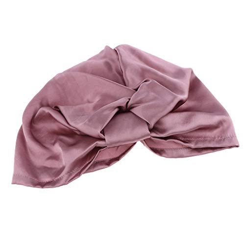Prettyia — Pacote com 2 chapéus de dormir 100% seda pura para dormir