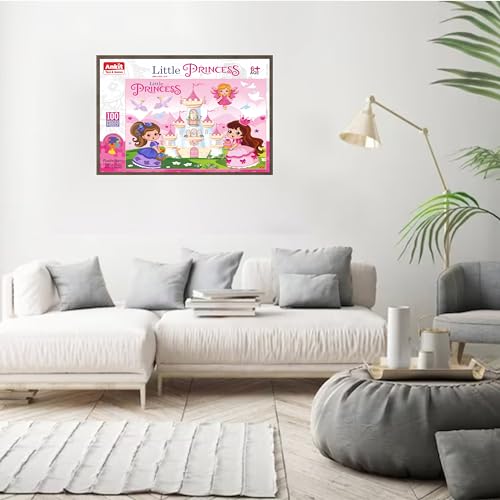 Image of Ankit Toys & Games 100-Piece Jigsaw Puzzle for Kids, Educational, Develops Motor Skills & Cognitive Learning (Little Princess)