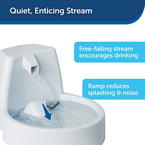 The Petsafe Drinkwell Original Automatic Cat Water Fountain Or Dog Water Dispenser - 50 Oz Capacity Of Fresh, Filtered Water - Pet Fountain With Filter Included #TOP1