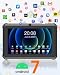 Haehne Tablet 7 Zoll, Android Tablet, mit Halterung, Kompatibel mit 256GB TF-Karte, Blau