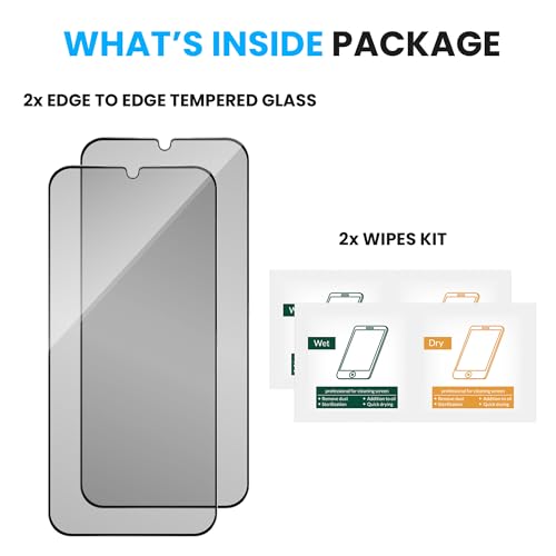 Image of FIRST MART Military-Grade Matte Tempered Glass for Realme P4 Lite /Realme C83 / Narzo 100 Lite (6.82 Inch) With Installation Kit | Edge to Edge Coverage |Anti-Glare, Bubble-Free [2 Pack]