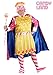 King Candy Land Costume, Adult Sweets Halloween Outfit From Board Game | Tunic, Cape, Crown, Foot Covers, & Scepter 2X