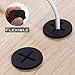 Keenkee Cable Cord Grommet 3/4 Inch Flexible Wire Rubber Grommets for Desk and Other Furnitures Wire Hole Cover Cable Management Wire Organizer Cable Pass Through (8 Pack), Black Color