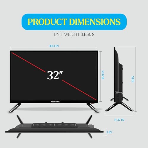 Audiobox 32 Inch Tv Hdtv & Monitor With Built-In Dvd Player thumb #2