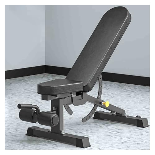 Weight Bench, Workout Bench Made Thick Steel Pipe, Weight Capacity,Seat Incline for Home Gym Full Body Strength Training