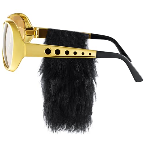 Yoroka 50's 60's style SunGlasses Disco Glasses Rock&roll Eyewear Rockstar dress up Accessories2