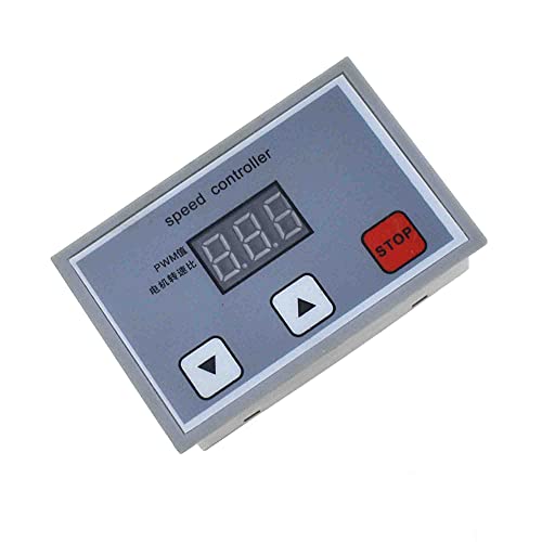 Digital Display 0~100% Adjustable DC 12V 24V 5A 120W PWM Motor Speed Controller Regulator Variable Speed Slow Start Reversible