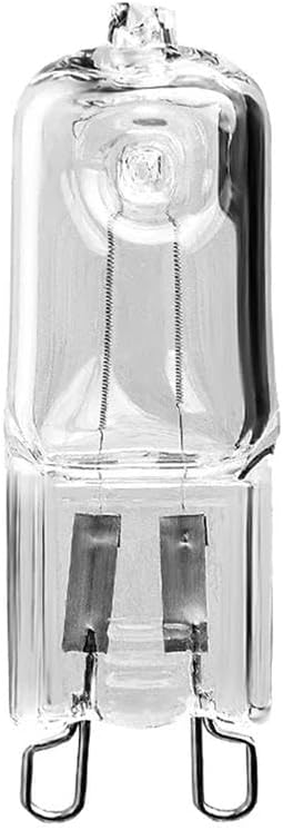 G9 Oven Light High Temperature Resistant 120V/230V Halogen Bulb Lamp for Refrigerators Ovens Fans,40W,2PC