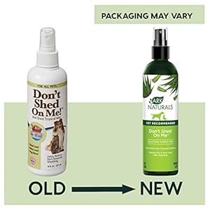 Ark Naturals Don’t Shed On Me, Pet Anti-Shedding Spray, Natural Shedding Control, 8oz Spray Bottle