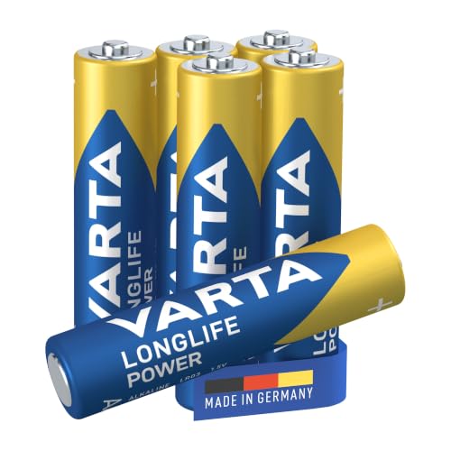 VARTA Batteries AAA, Pack of 6, Longlife Power, Alkaline