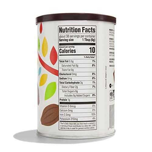 365 by Whole Foods Market, Organic Cocoa Powder, 8 Ounce (Pack of 2)