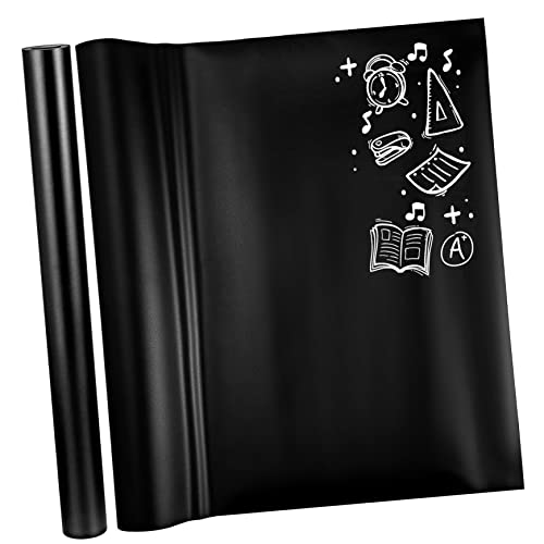 DOITOOL 2piezas Película De Pizarra Adhesiva Para Cocina Calcomanía De Pizarra De Tiza Para Oficina y Escuela Fácil De Aplicar y Limpiar