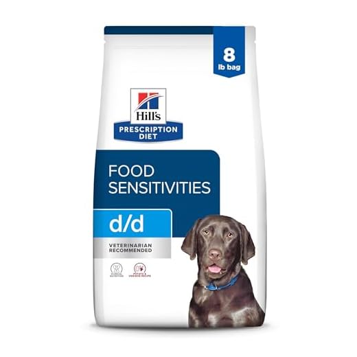 Hill's Prescription Diet d/d Food Sensitivities Dry Dog Food, Potato & Venison, 8 lb. Bag