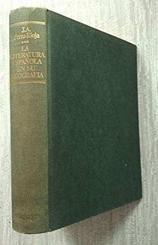 Portada de La literatura espaÑola en su geografia