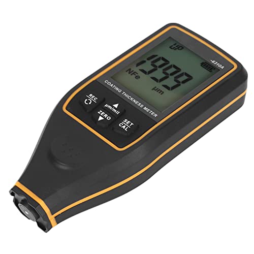 Digital Thickness Tester, Backlight LCD Display Coating Thickness Gauge, for Paint Shops Workshop