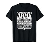 Proud Army Girlfriend Shirt Military Girlfriend Protects Me T-Shirt