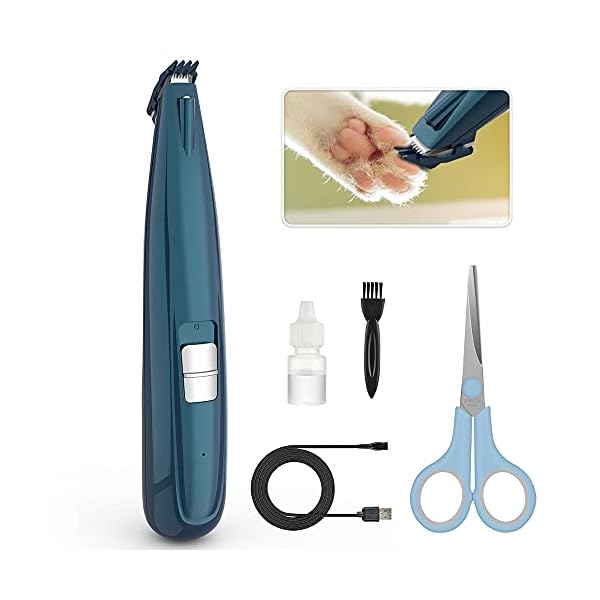 Pet Foot Hair Clipper with Led Light Professional Pet Hair Trimmer Pet Grooming Kit USB Rechargeable Electric Clipper for Hair Around Face Eye Ear Rump Paw Kit Pet Foot Hair Clipper with Led Light Professional Pet Hair Trimmer Pet Grooming Kit USB Rechargeable Electric Clipper for Hair Around Face Eye Ear Rump Paw Kit