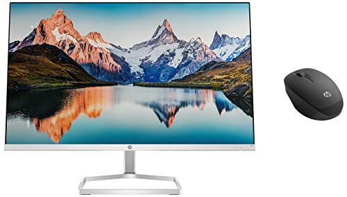 Image of HP M22f 21.5-inches, 54.6 cm, FHD Monitor Eye Safe Certified Full HD IPS 3-Sided Micro-Edge Monitor & Bluetooth Mouse 250 with Adjustable DPI Upto 3600, 4.2 Bluetooth connectivity