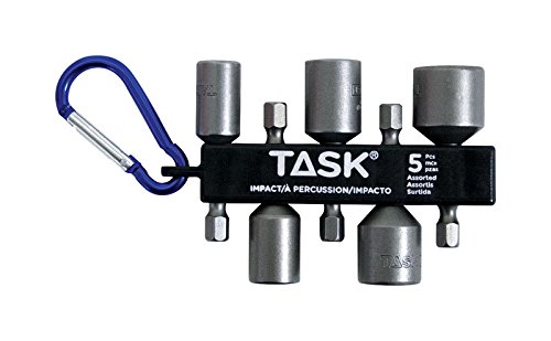 5-Piece Nut Driver Bit Set - 1/4" Hex Shank Screwdriver Bits