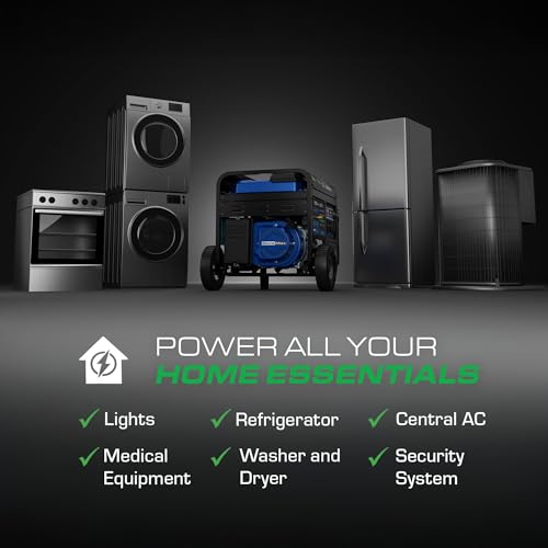 Image of DuroMax XP15000HX+ 15,000-Watt Electric Start Dual Fuel EFI Portable Generator