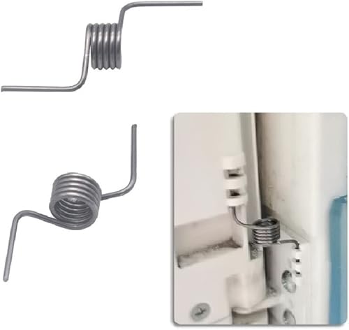 Miniatura 4 de Generic Muelle para refrigerador para puerta francesa, paquete de 2, acero resistente, 1-1/8 pulgadas de largo, reemplazo directo, 16-20 pies cúbicos