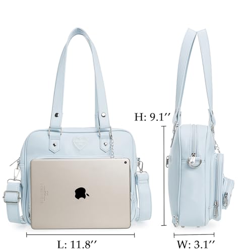Ita Bag Crossbody Handbags Kawaii Shoulder Purse Square Backpack with Insert Anime Pins Display