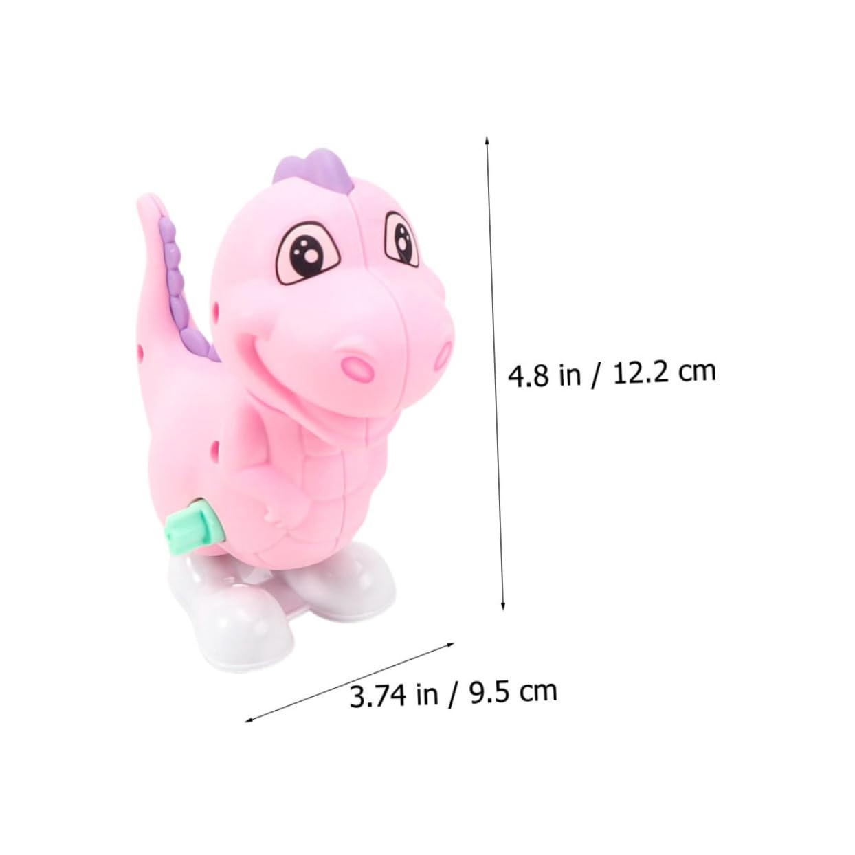 Toddmomy 4pcs Cartoon Dinosaur Wind-up Toys for Boys and Girls Safe Fun Dinosaur Clockwork Plaything Random