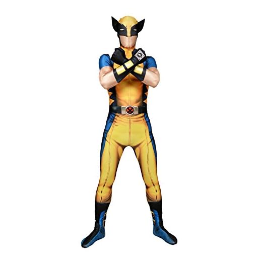 Morphsuits - Disfraz Wolverine, Multicolor (delux digital), talla M (150cm-162cm)