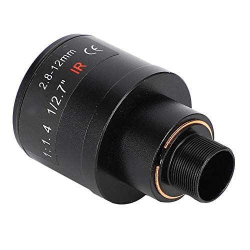 image for Tangxi 2.8-12mm CCTV Camera Lens, 1/2.7 3MP 2.8-12mm HD Manual Zoom Mo