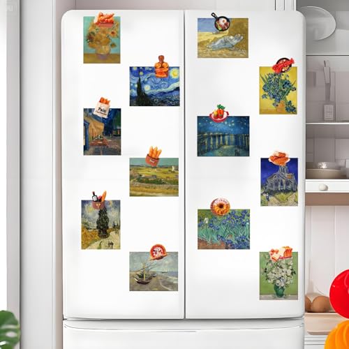 Set de 36 imanes decorativos de resina para refrigerador miniatura 3