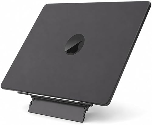 For MacBook Air 13.6 inch 2026 M5 A3449 Frosted Translucent Laptop Protective Case (Black)