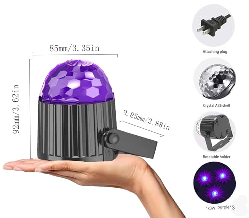 Rayxemdac MGY-015B 2Pack Uv Black Light,Flood Light thumb #2