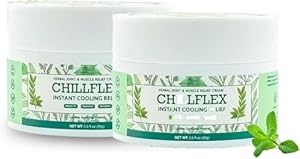 Chillflex Menthol Kühlgel für Muskeln & Gelenke, 2pcs