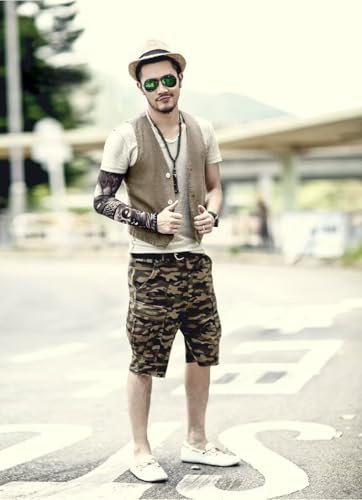 Men's Linen Vest Casual Business Lightweight Waistcoat Slim Fit Suit Vest4