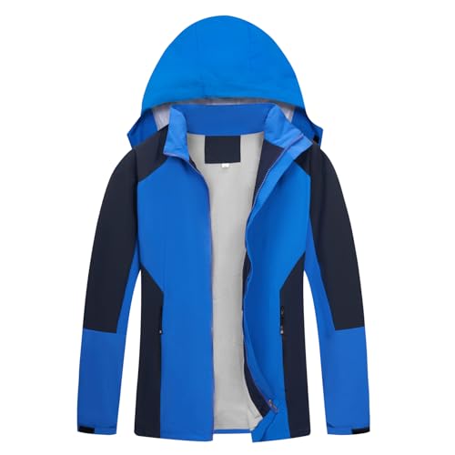 Jackets for Men Lightweight Casual Spring Fall Windbreaker Zip up Coat Lined Fleece Windproof Jacket