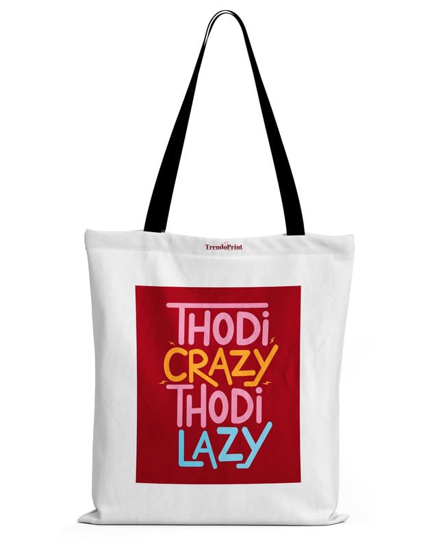 Trendoprint Shopping Grocery Bag Multi Purpose Bag Sturdy Canvas