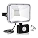 TYCOLIT Faretto LED 30W con PIR Sensore Rilevatore di Movimento, 3000LM 6500K Bianco Faro LED Esterno IP67 Impermeabile Luci di Sicurezza Proiettore LED Faretto da Esterno per Garage, Giardino