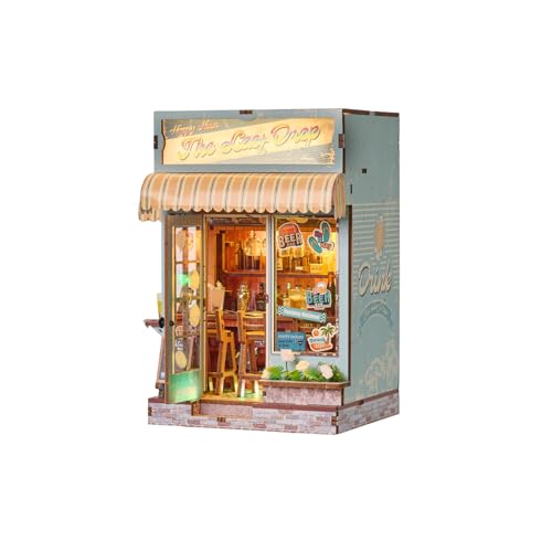 CRESYMME ドールハウス ミニチュア キット 木製 立体パズル DIY 手作り 大人向け（最後の一滴）