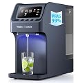 Waken Electric Reverse Osmosis Water Filter Countertop, UV Water Filtration System, 8-Stage RO Filtration Real Time TDS Display, BPA Free, PFAS, Lead & TDS Reduction (Sapphire Blue)