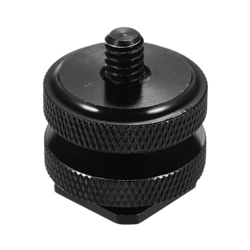 Adaptador De Garra Flash Para Flash, Base De Garra Flash,Mango De Zapato Caliente De Doble Tornillo 1/4 | Mango De Zapato Caliente Para Trípode De Metal Para Cámara De Acción