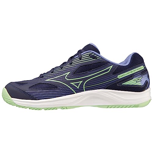 Mizuno Cyclone Speed 4, Voleibol Unisex Adulto, Eveblue Techgreen Iolite, 40.5 EU