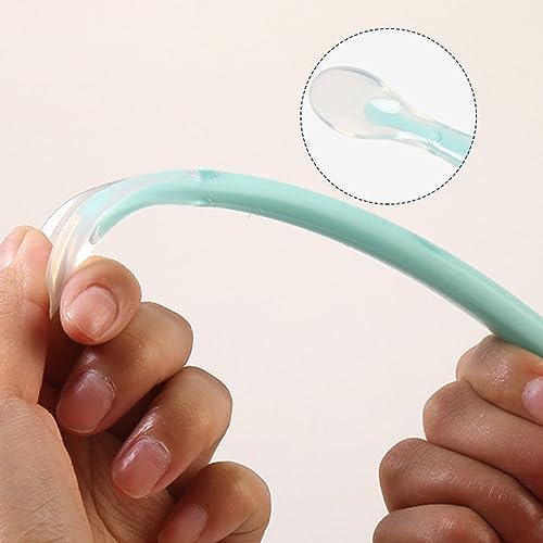 2 Cucchiaini in Silicone per Neonati set pappa