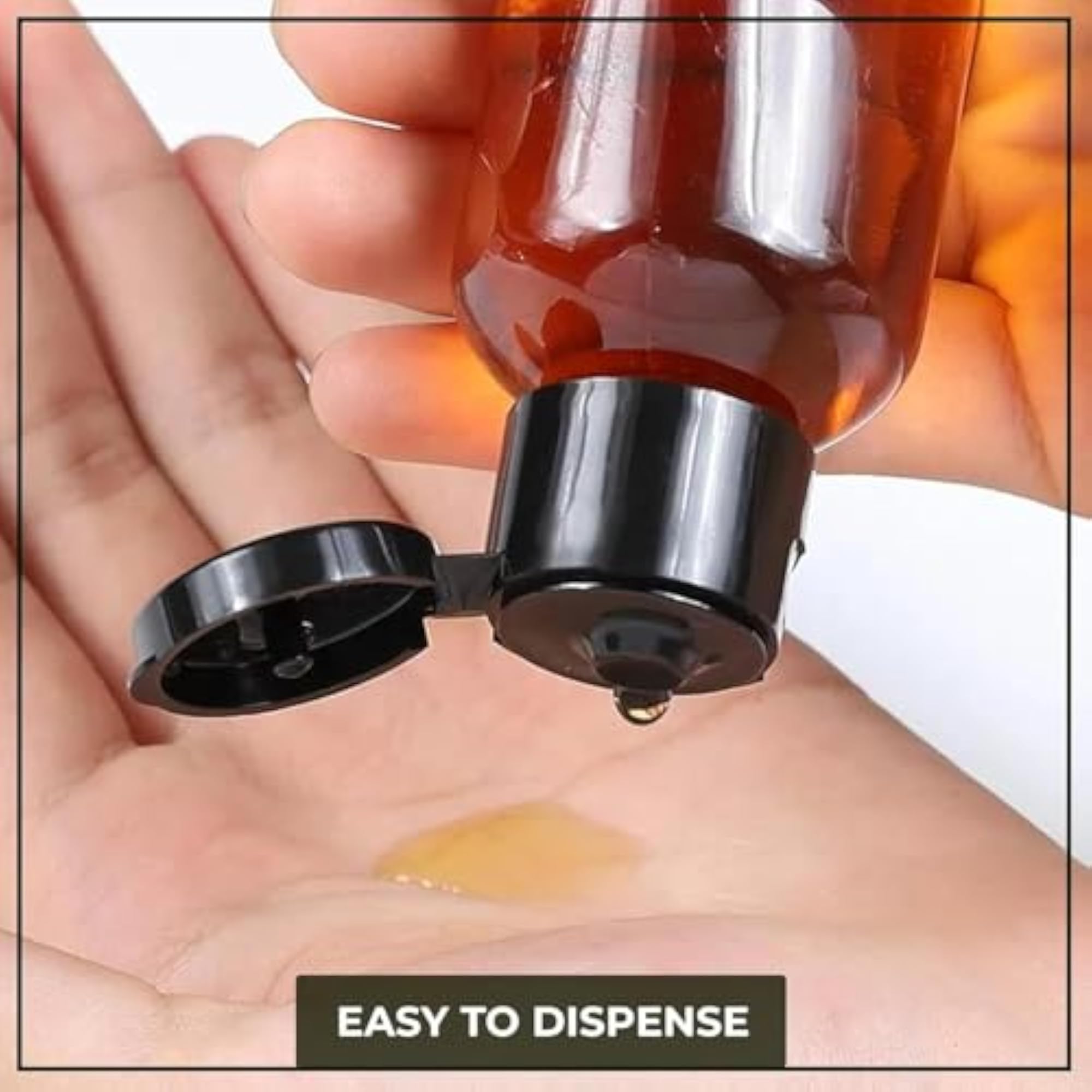 200ml Empty Refillable Plastic Bottles with Flip-Top Cap