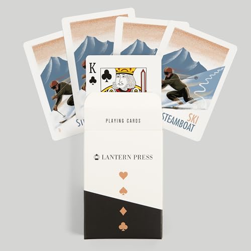 Baraja Póker Lantern Press 52 Cartas Steamboat Colorado miniatura 6